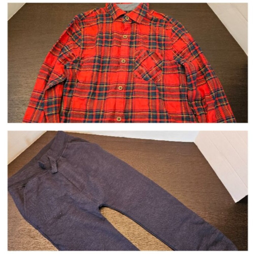Next Brand Kids Flannel and Pants 6 - 7 Years